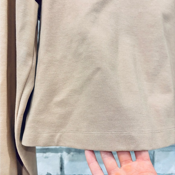 LPA Revolve Camel Tan Cropped Hoodie Sweatshirt XS - Picture 6 of 8